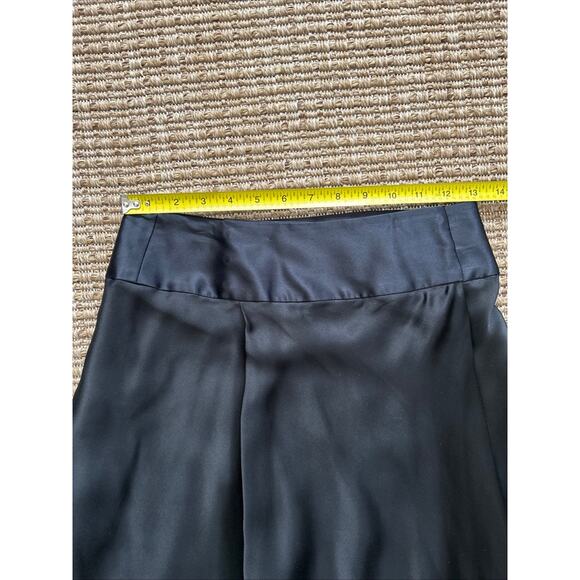 Y2K Dannenberg Castro 100% Silk Asymmetrical Wrap Skirt Sz 0, Vintage - Picture 5 of 8